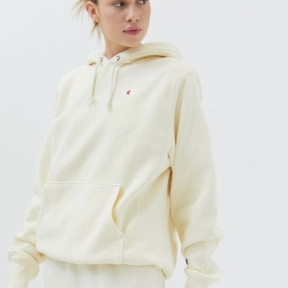 Champion UO Exclusive Classic C Patch Hooded Sweatshirt